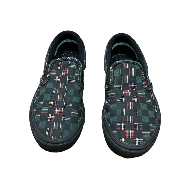 Vans ComfyCush Slip On Plaid Checkerboard Skate Shoes Women’s Size 5 - Picture 2 of 7